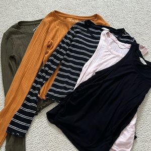 5 Aeropostale Shirts Size M